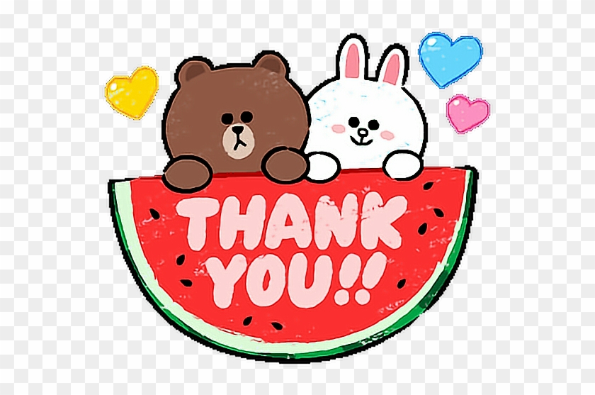 Line Friends Thank You #1087585