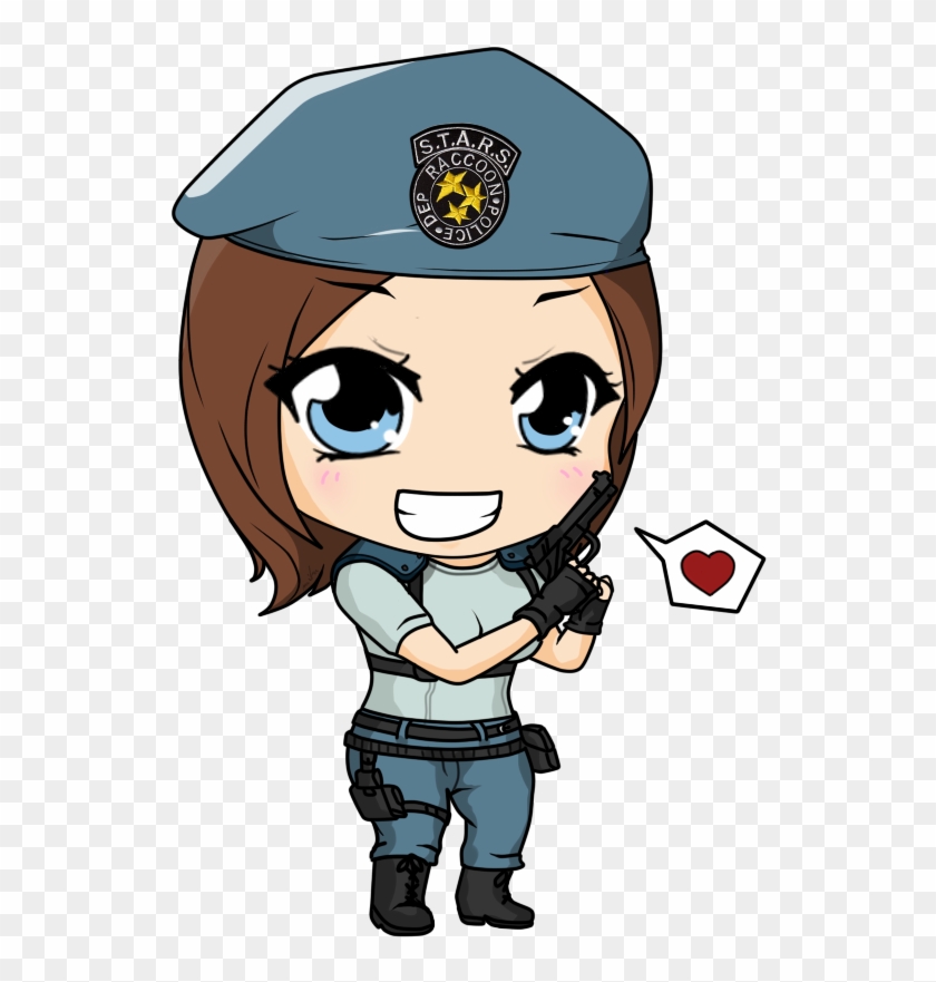 Jill By Greathmotherfucker Jill By Greathmotherfucker - Resident Evil Chibi Jill #1087724