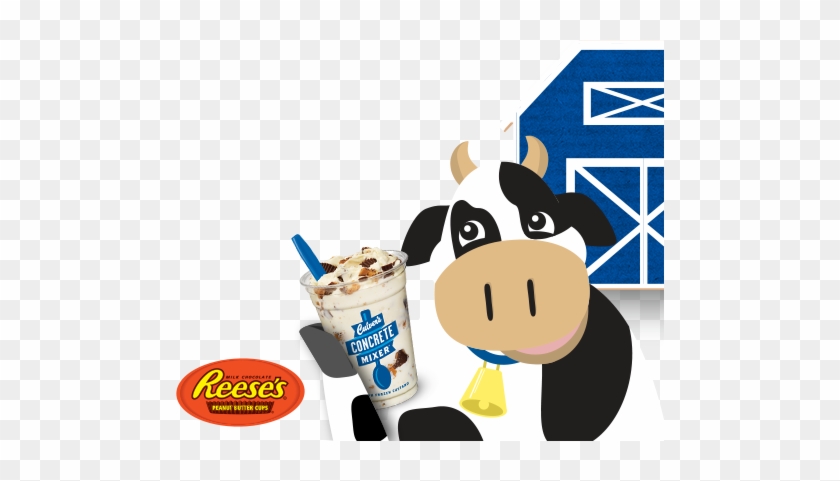 Cow With A Vanilla Fresh Frozen Custard Reese's Peanut - Reese's Peanut Butter Cups #1087811