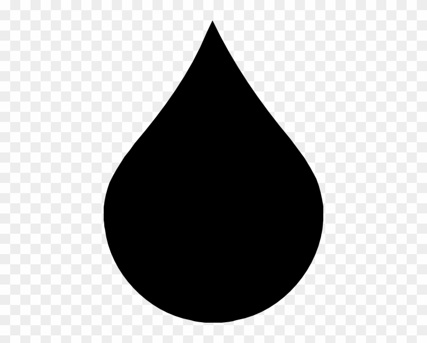 water drop clipart black