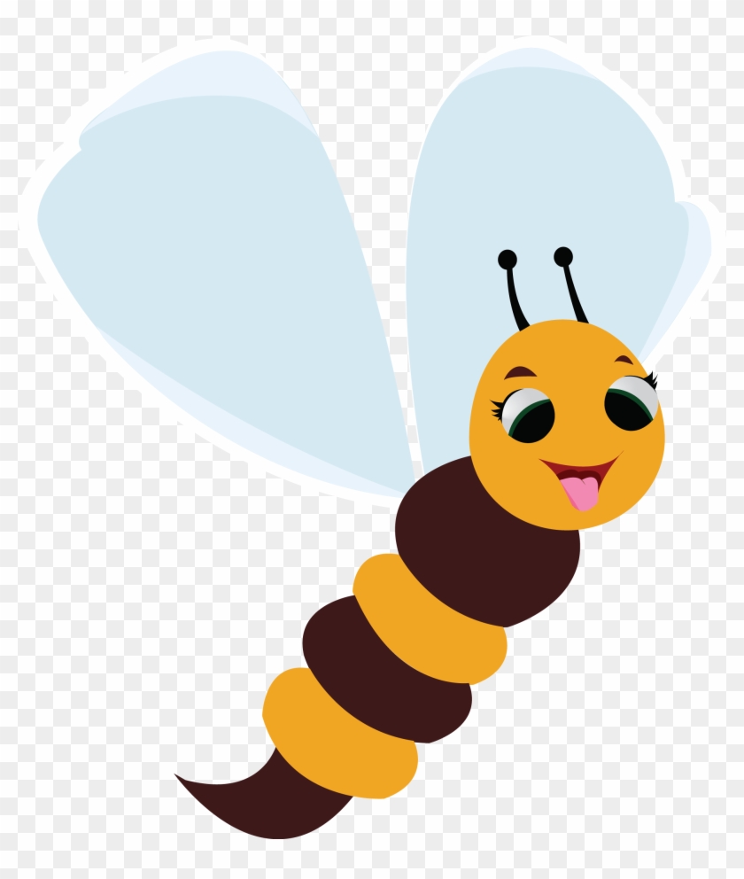 Honey Bee Cartoon Euclidean Vector - Portable Network Graphics #1087994