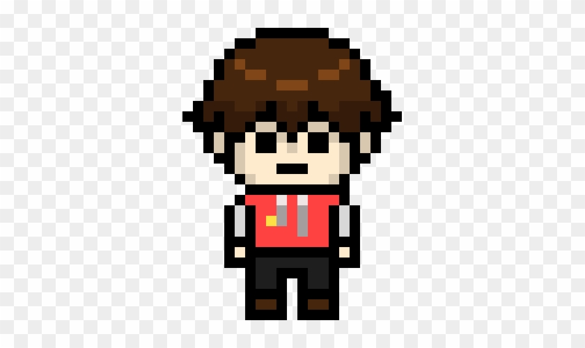 Dangan Minecraft - Nick - Chibi Pixel Art #1088009