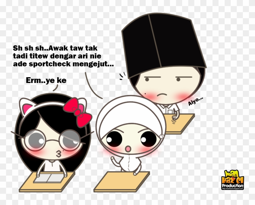 Sport Chek Mengejut Di Sekolah - Cartoon #1088057