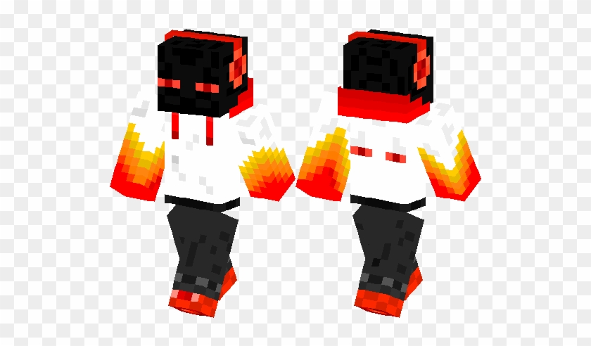 Enderman Hoodie Clip Art Images Gallery - Red Enderman Minecraft Skin #1088111