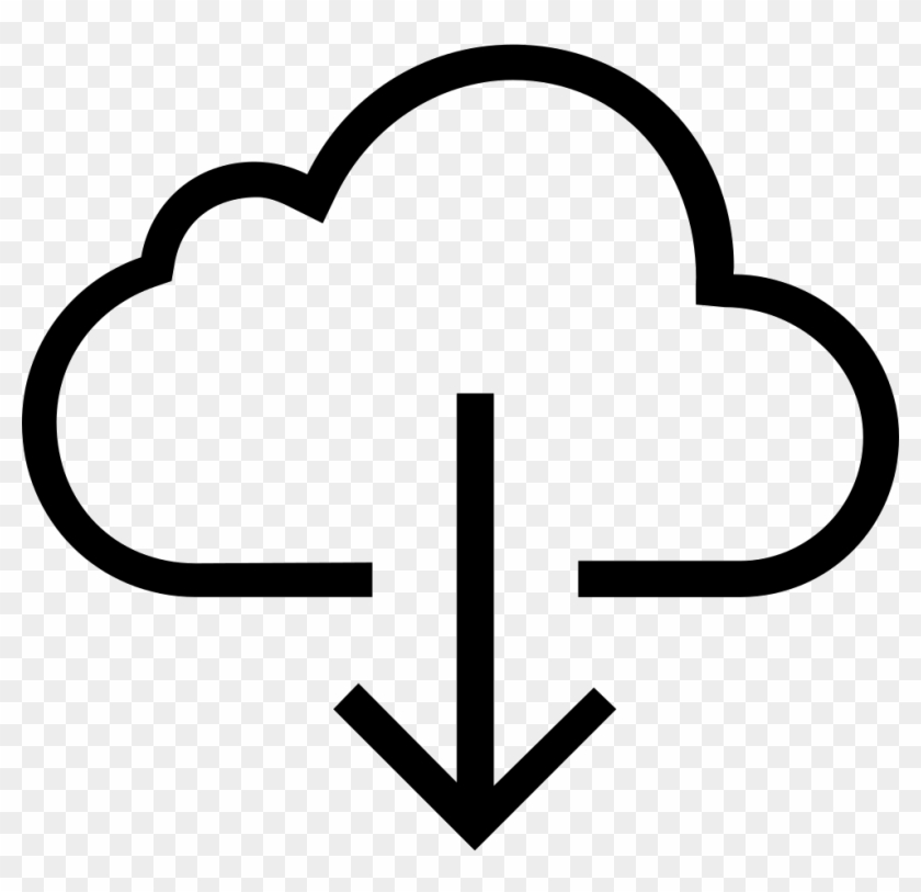 Download Clip Art Portable Network Graphics Computer - Cloud Download Icon Png #1088239