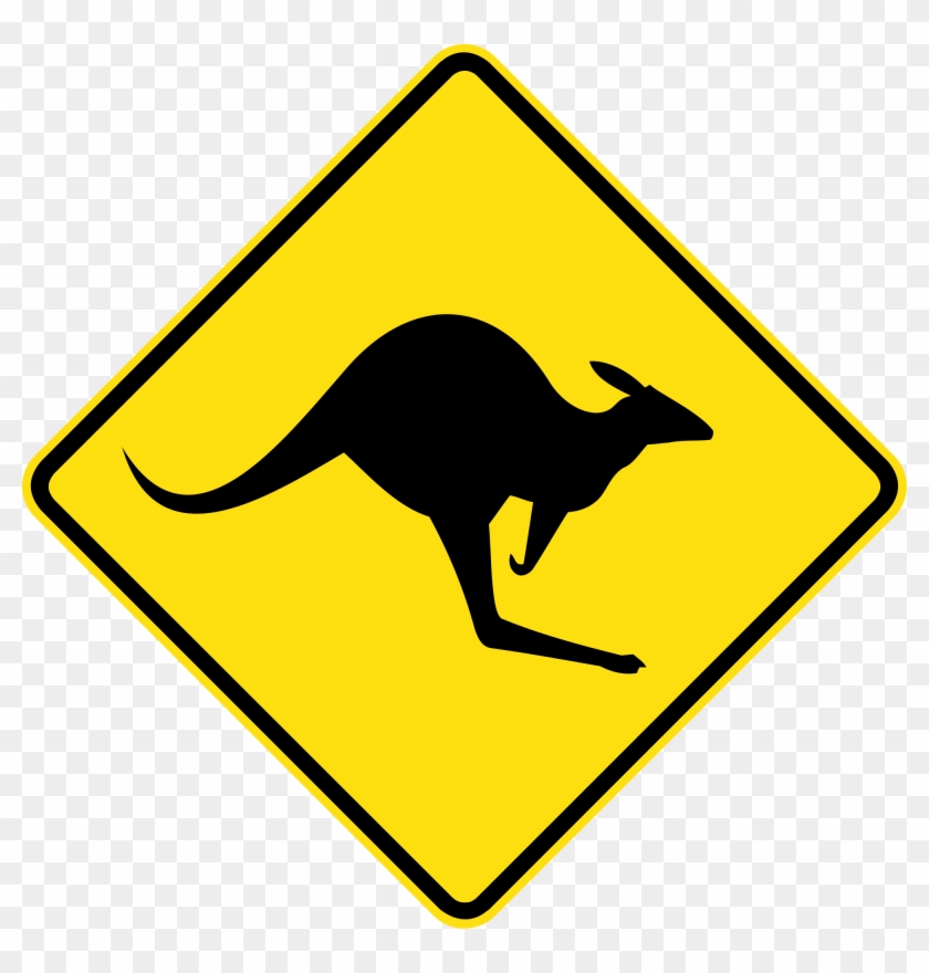 Clip Arts Related To - Kangaroo Sign #1088272