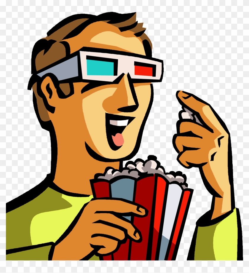 Movie Cinema Clipart - Popcorn Clip Art #1088278