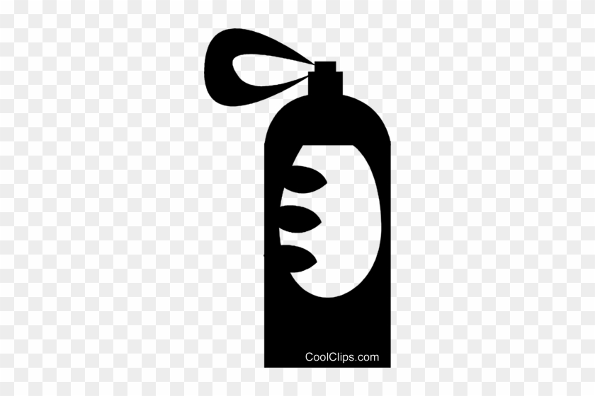 Hair Spray Royalty Free Vector Clip Art Illustration - Sign #1088279