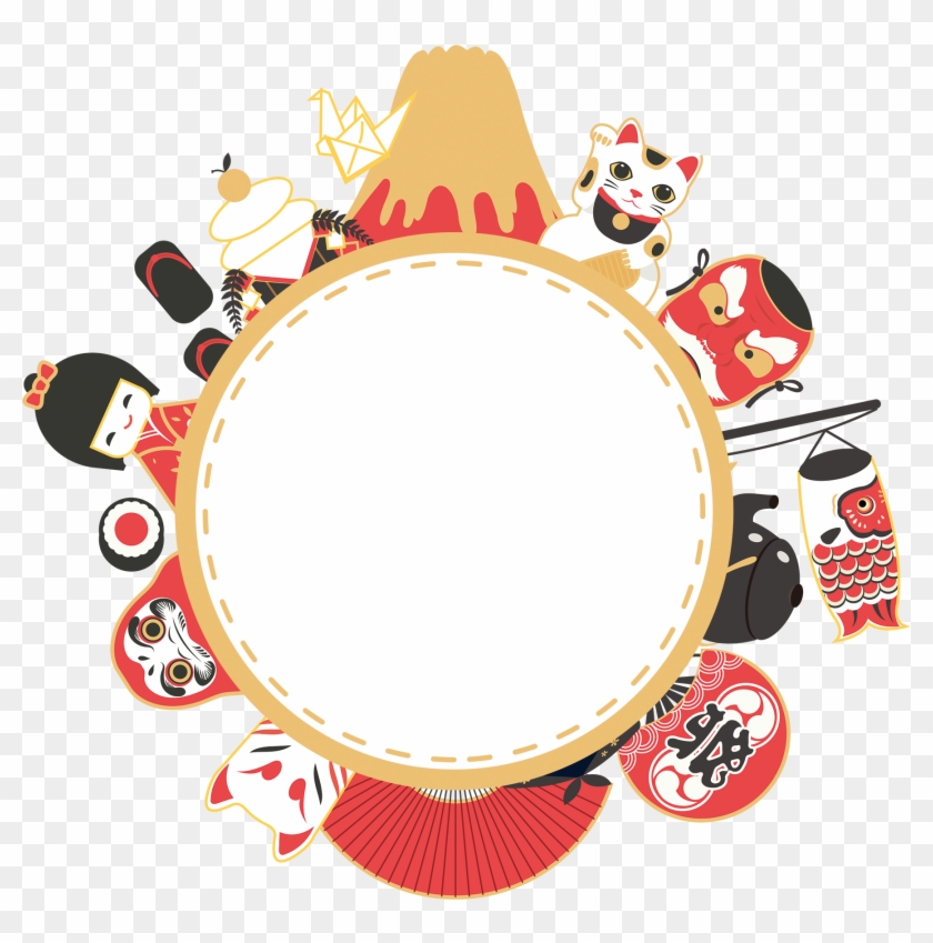 Japanese Element Decoration - Japanese Decoration Png #1088382