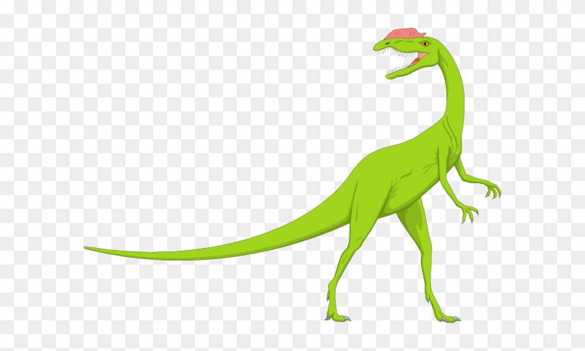 Green And Pink Long Neck Dinosaur Clip Art - Long Neck Dinosaur Small #1088421