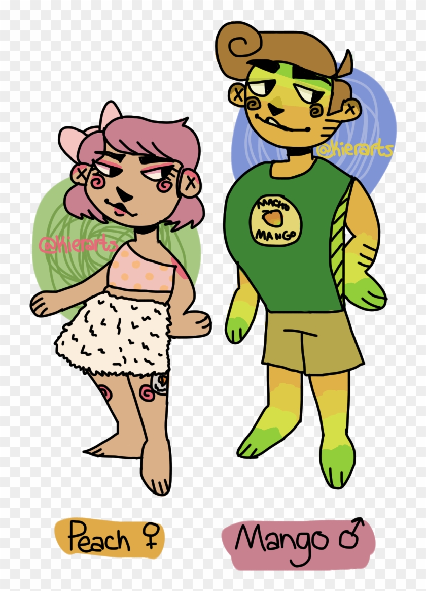 My Ocs Oc Ocs Fruit Banana Strawberry Kiwi Apple Pineapple - Cartoon #1088440