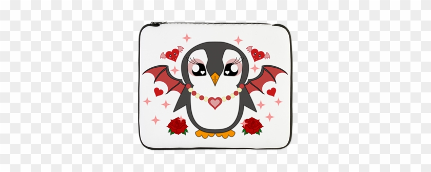 #valentines #penguin #love #romance #goldfishdreamsdesigns - Sprinkleguin Greeting Card #1088501