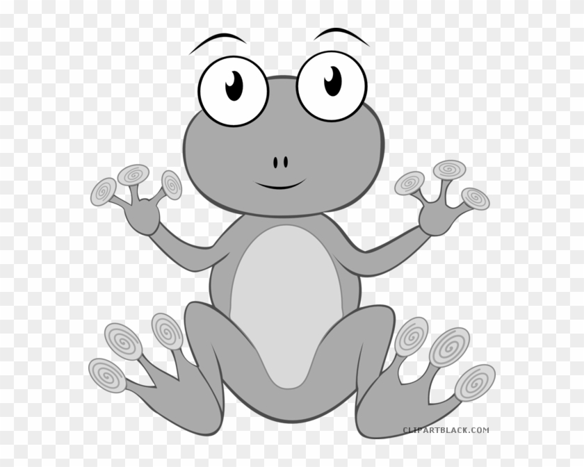 Froggy Animal Free Black White Clipart Images Clipartblack - Cartoon Frog Transparent Background #1088563