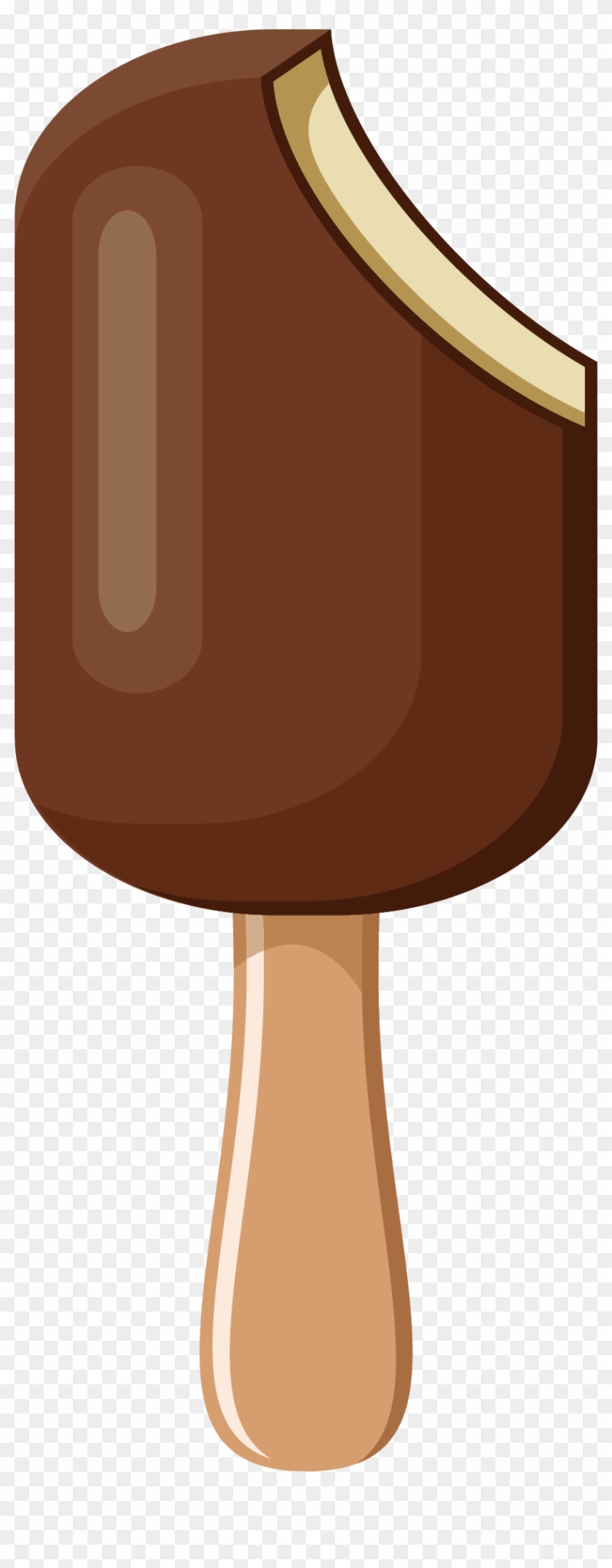 Chocolate Ice Cream Ganache Caramel Color - Illustration #1088594