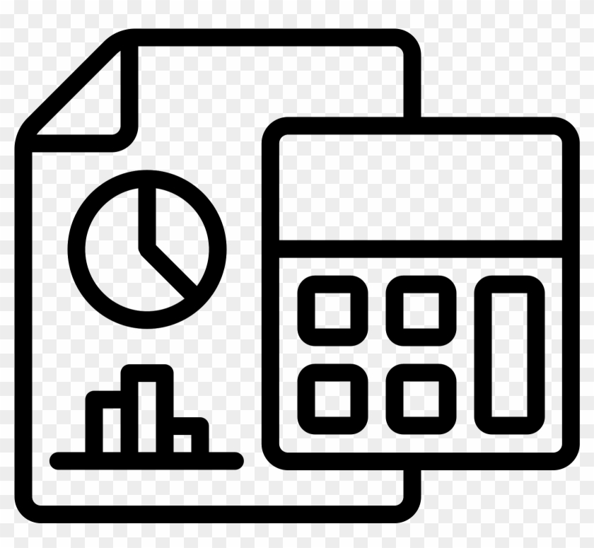 This Is A Picture Of A Clipboard With Graphs On It - Accounting Icon #1088619
