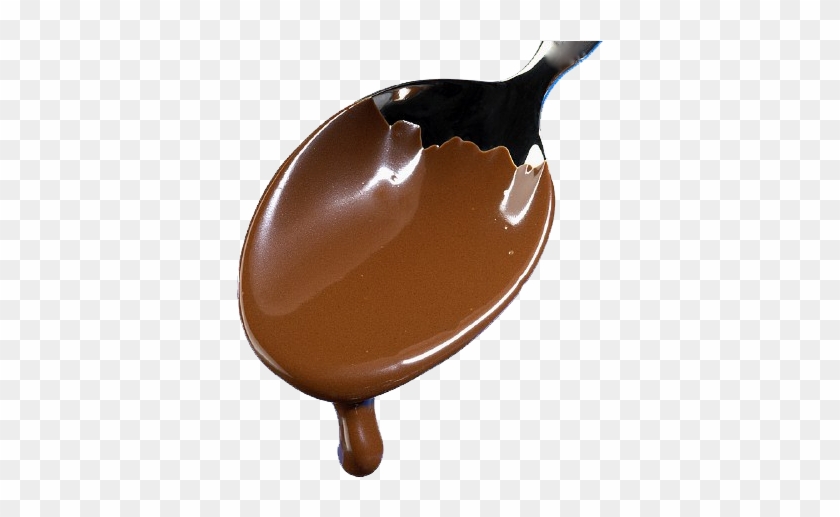 Chocolate Pudding Spoon Dripping - Dripping Chocolate Png #1088645