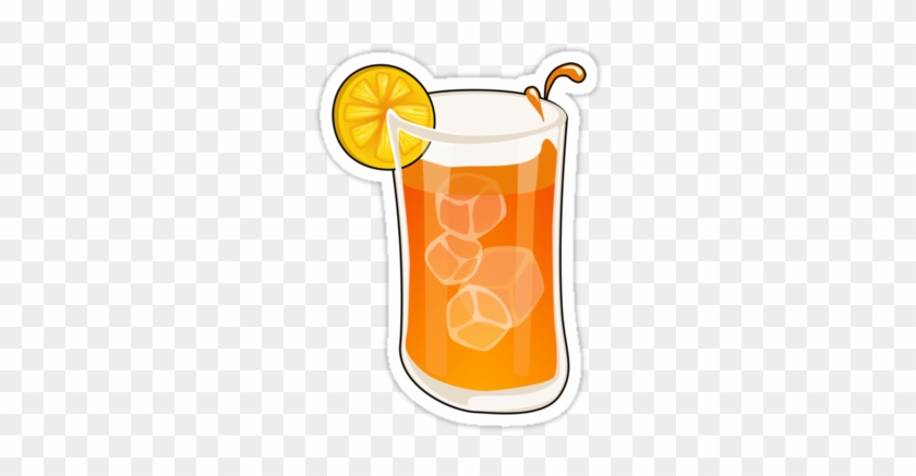 Best Of Iced Tea Clipart Cartoon Ice Tea Stickers By - Iced Tea Clip Art #1088677