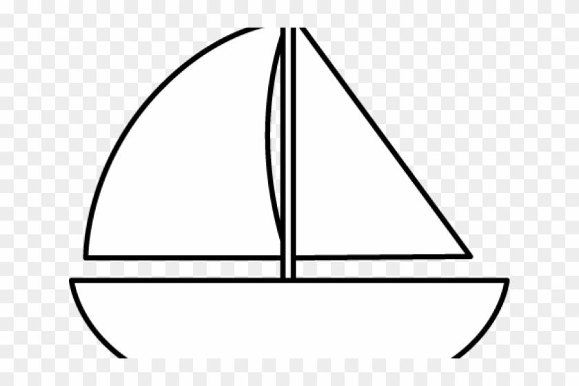 Sailboat Clipart Black And White - Sailboat #1088734