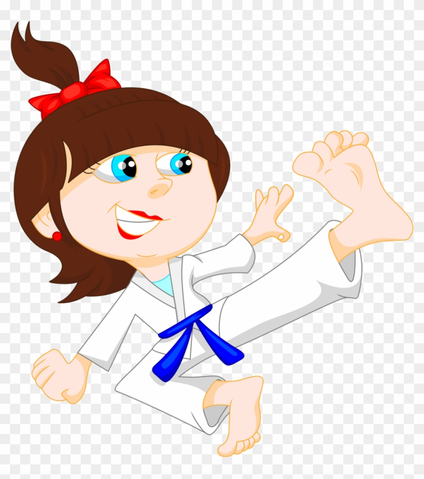 Sports & Ginástica - Karate Dibujo Niña #1088736