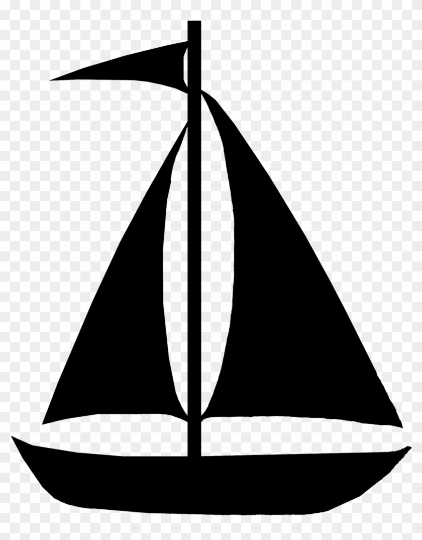 A Boat And A Boat Template - Clip Art #1088758