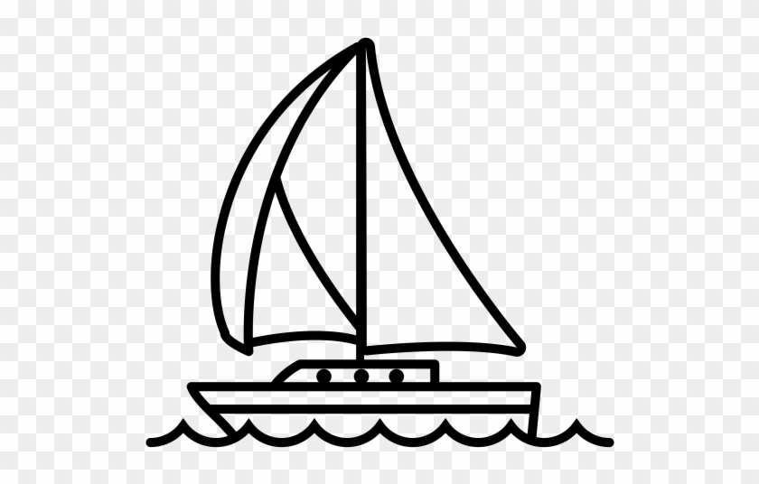 Sail Boat Rubber Stamp - Desenhos Para Colorir Barco #1088761