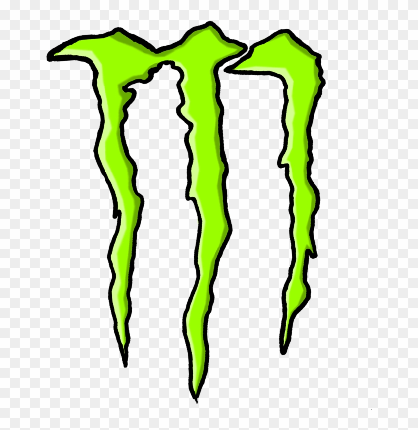Monster Energy Logo Transparent Clipart - Monster Energy M Png #1088768