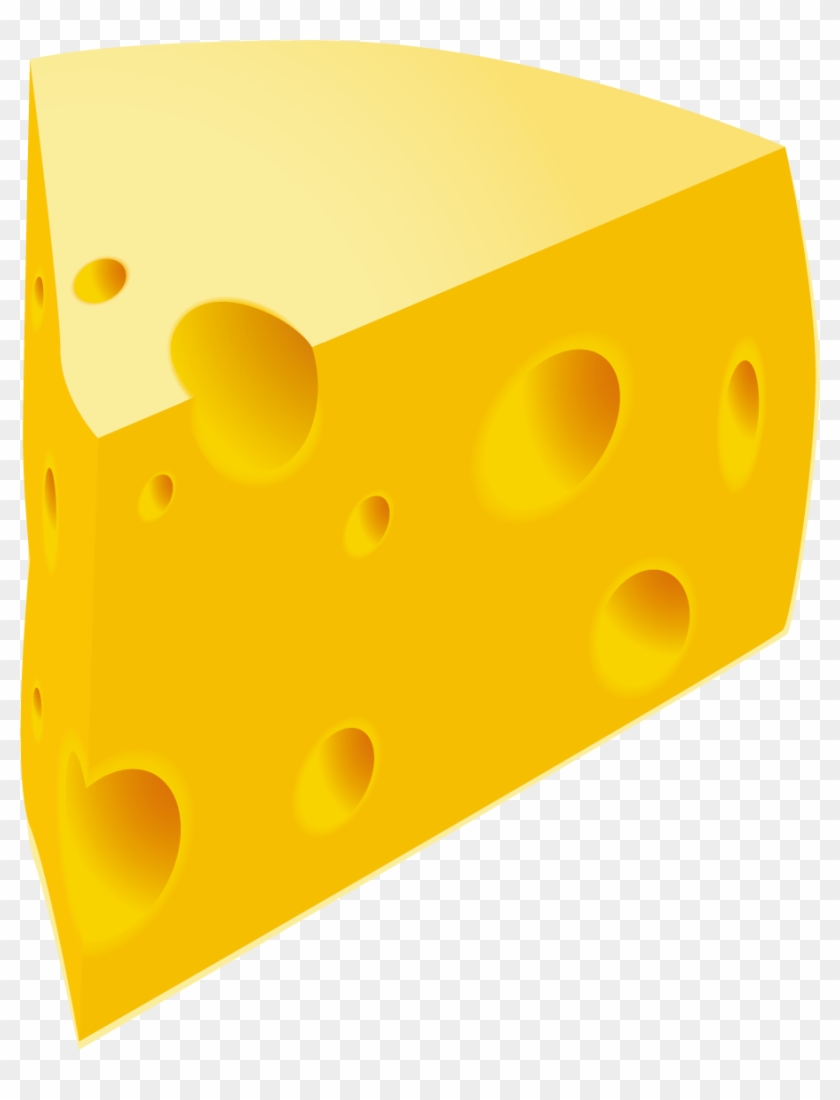 Gouda Cheese Illustration - Block Of Cheese Png #1088832