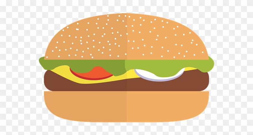 Beef, Burger, Cheese, Hamburger, Bread, Bun, Food - Hamburger #1088853