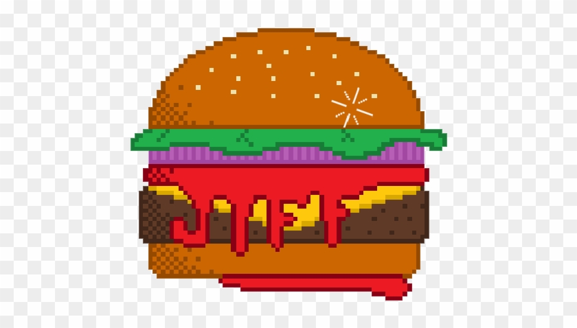 Animated Gif Lunch, Transparent, Hungry, Share Or Download - Kawaii Burger Gifs #1088929