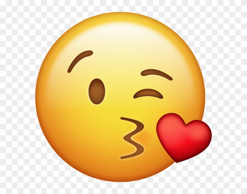 Emoji Kiss Icon 2 Clip Art - Kiss Emoji Png #1088964