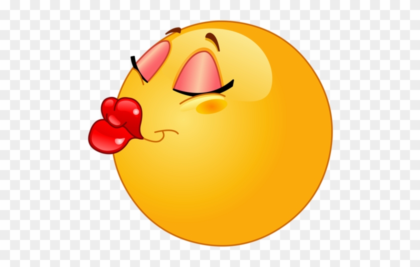 Emoticon Smiley Kiss Emoji Clip Art - Beso Emoticon #1088969