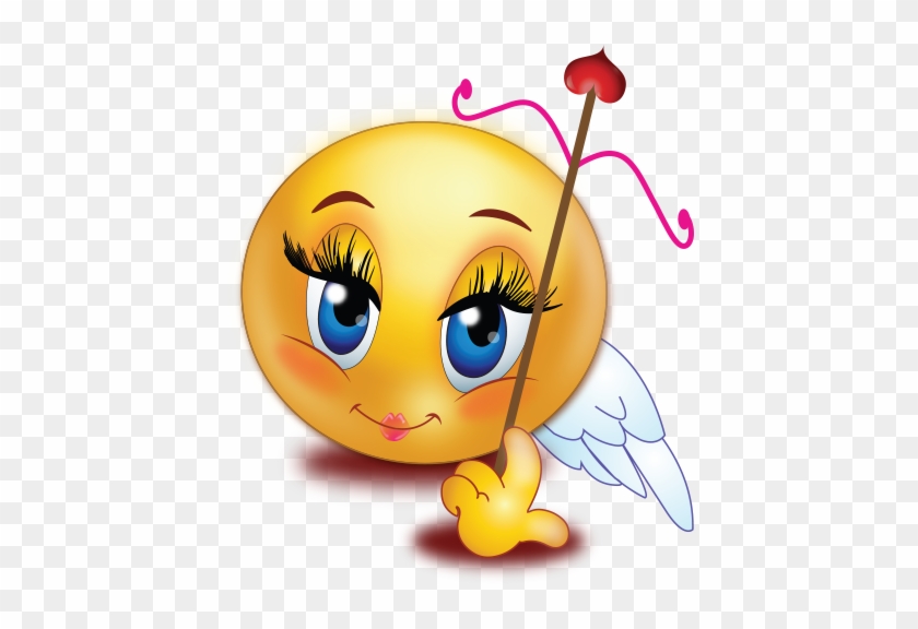 Smiley Emoji Emoticon Clip Art - Angel Girl Emoji #1088997