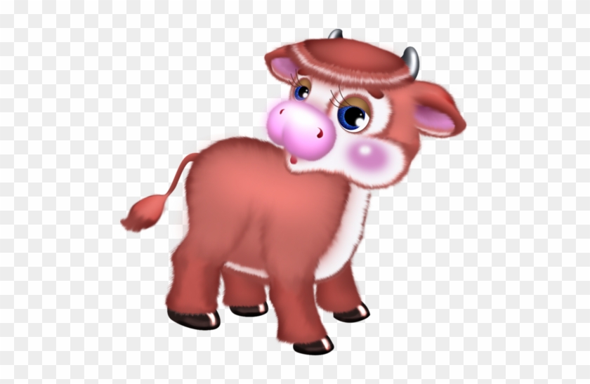 Rocking Horses - Cute Cow Clipart Transparent #1088999