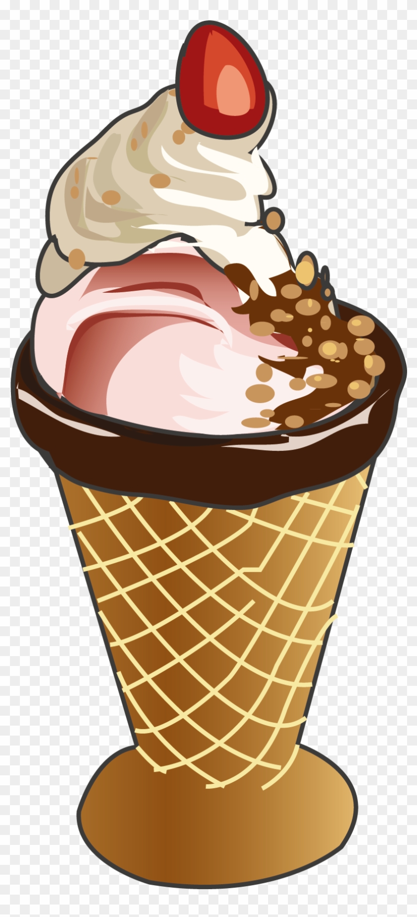 卡通手绘冰淇淋png元素 - Ice Cream #1089023