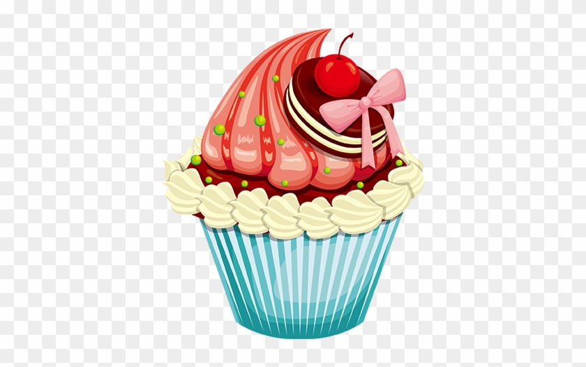 水果冰淇淋 - Cupcake Desenho Png #1089048