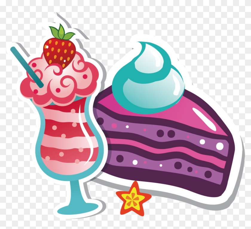 卡通手绘冰淇淋png元素 - Ice Cream #1089052