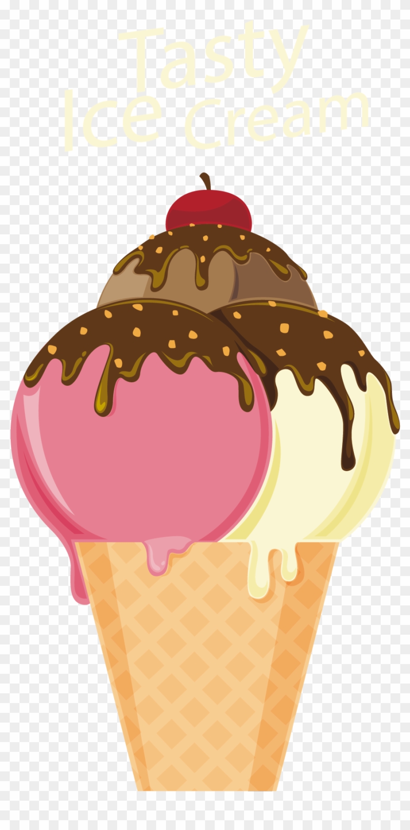 17m，可使用adobe 卡通冰淇淋 - Ice Cream Cone #1089074
