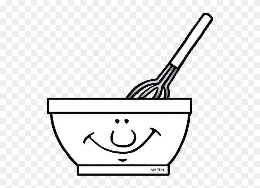 Mixing Bowl Clipart Black And White - Mixing Clip Art #1089094