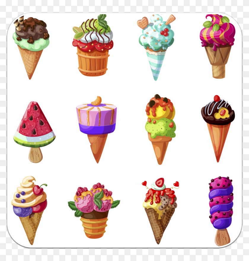 冰淇淋矢量图 - Dibujos De Helados - Free Transparent PNG Clipart Images Download