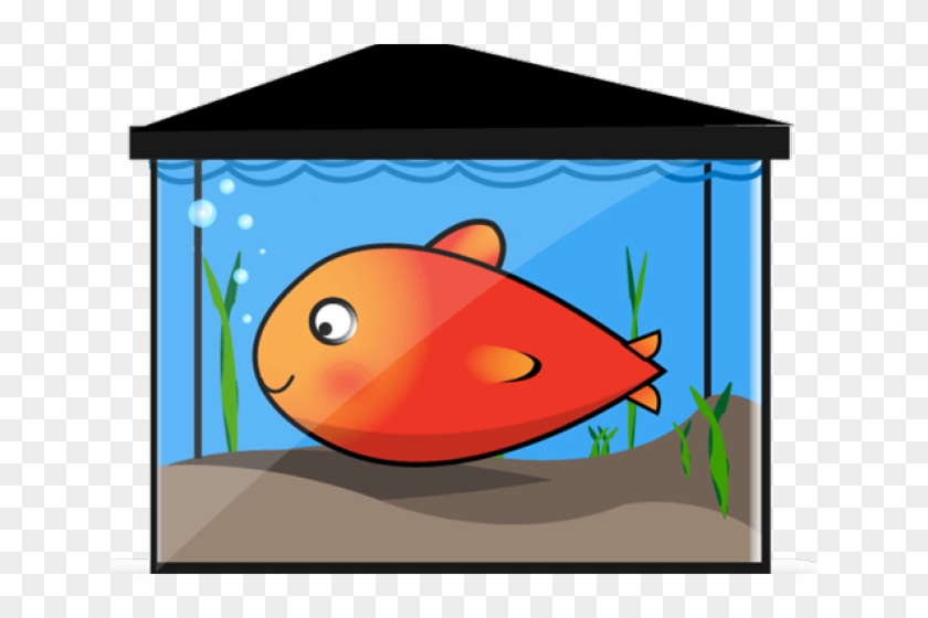 Fish Tank Clipart Goldfish Tank - Fish Tank Clip Art #1089135
