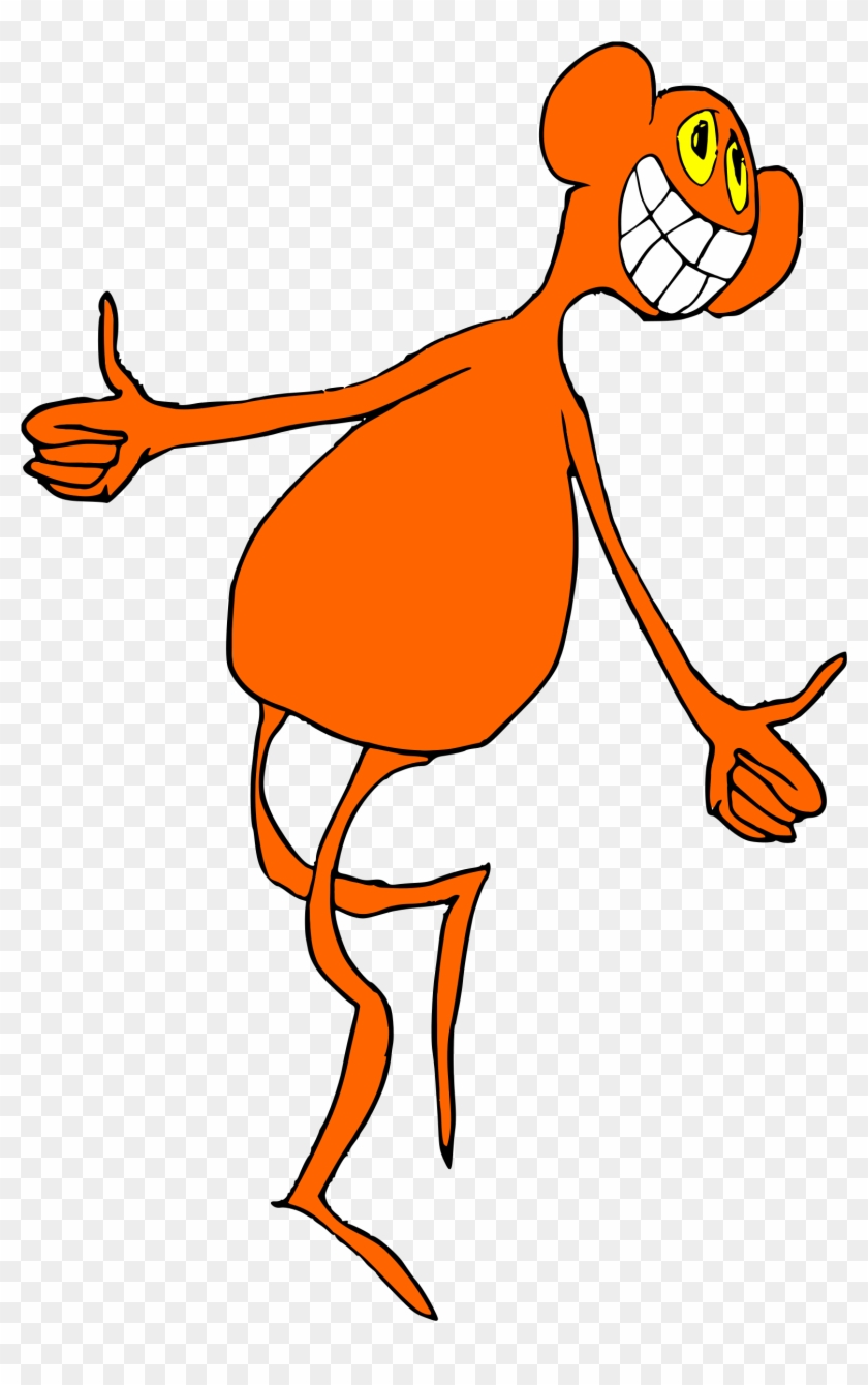 Cartoon Figure 7 By @doodleguy, Happy Cartoon Figure - Clip Art #1089136