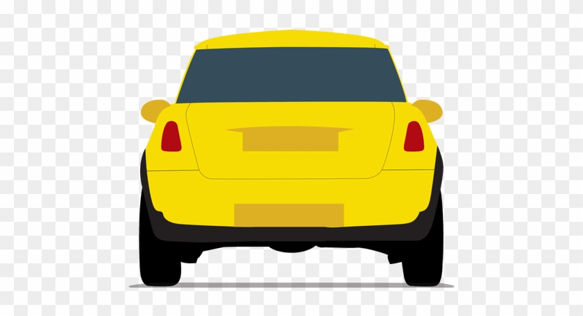 City Car Rear View Transparent Png - Rear Car Clip Art #1089137