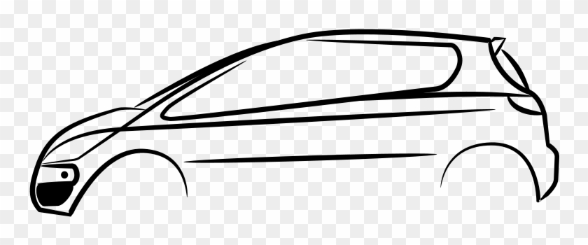 Car Outline Modified Free Siluetcoltczt - Vector Graphics #1089141