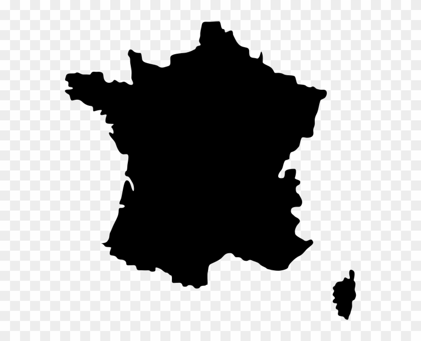 France And Corsica Png Clip Arts - France Vector Map #1089179