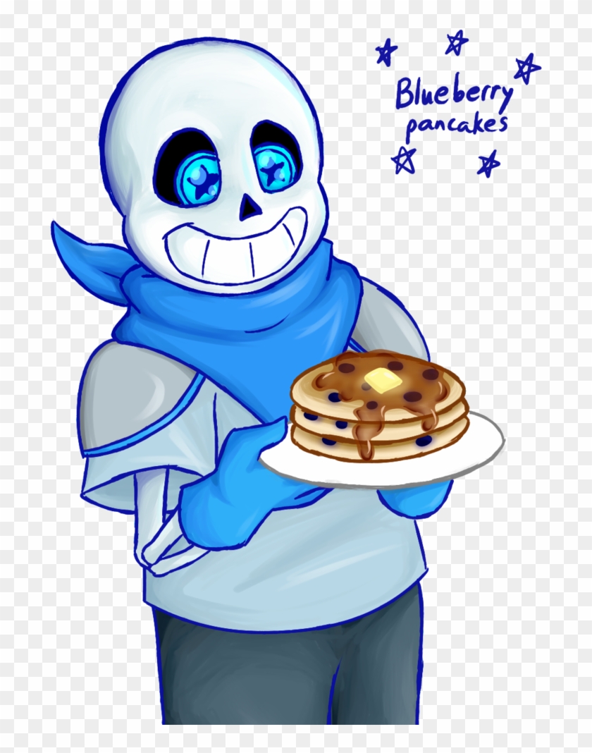 Blueberry Pancakes By Lemurcat - Cartoon #1089234