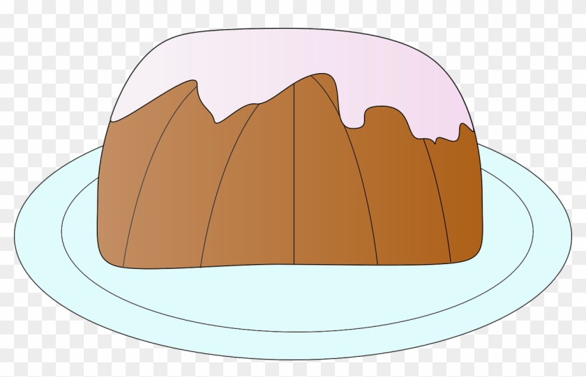 Pound Cake Dessert Food Plate Png Image - Pound Cake Clipart #1089264