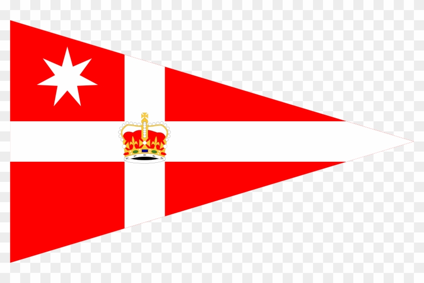 Burgee Of Royal Melbourne Yacht Squadron - Lieutenant Governor Of Ontario #1089394