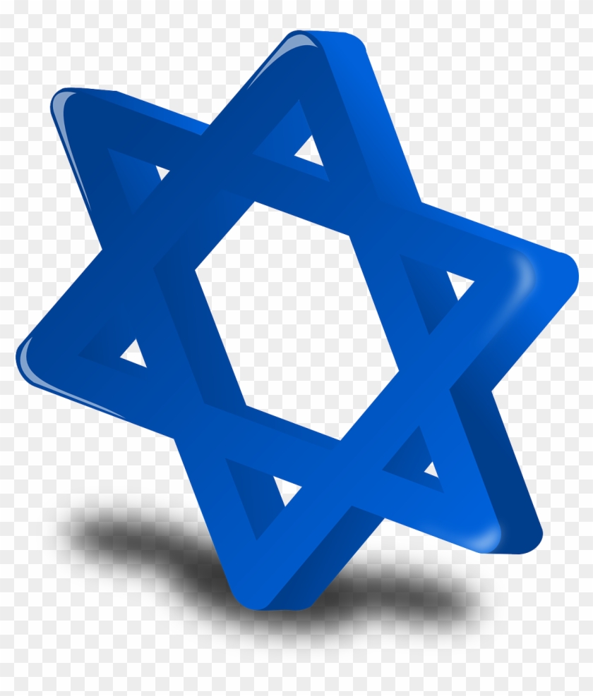 The Jewish Festival Of Lights - Animated Star Of David #1089408