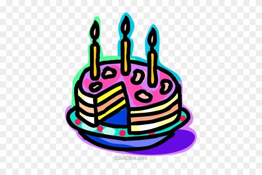 Torta De Cumpleaños Libres De Derechos Ilustraciones - Birthday Party #1089450