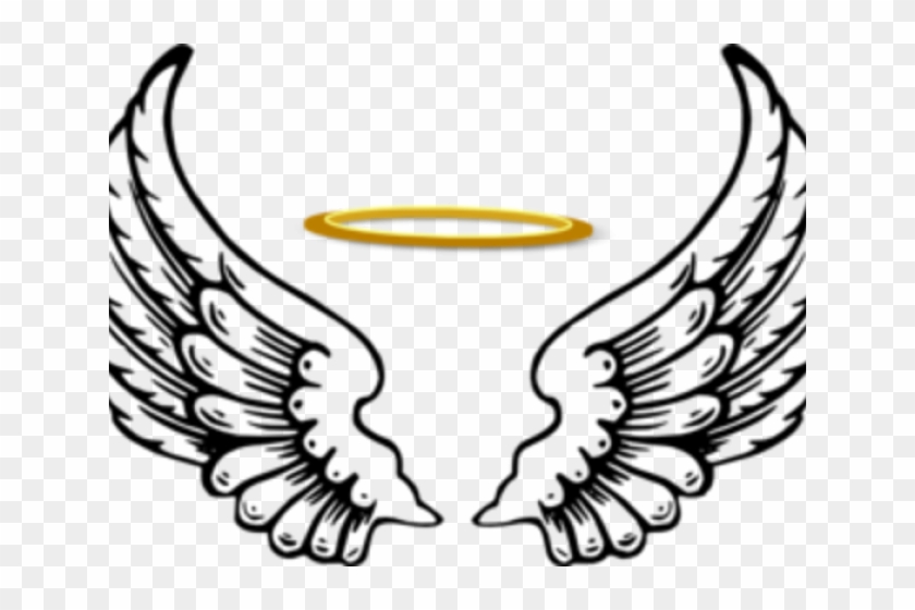 Halo Clipart Wings - Angel Wings #1089473